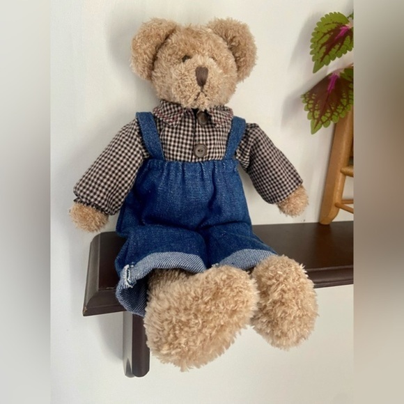 3/55$‎ Russ Teddy Bear malleable legs & arms beige colour collectibles - Picture 10 of 16